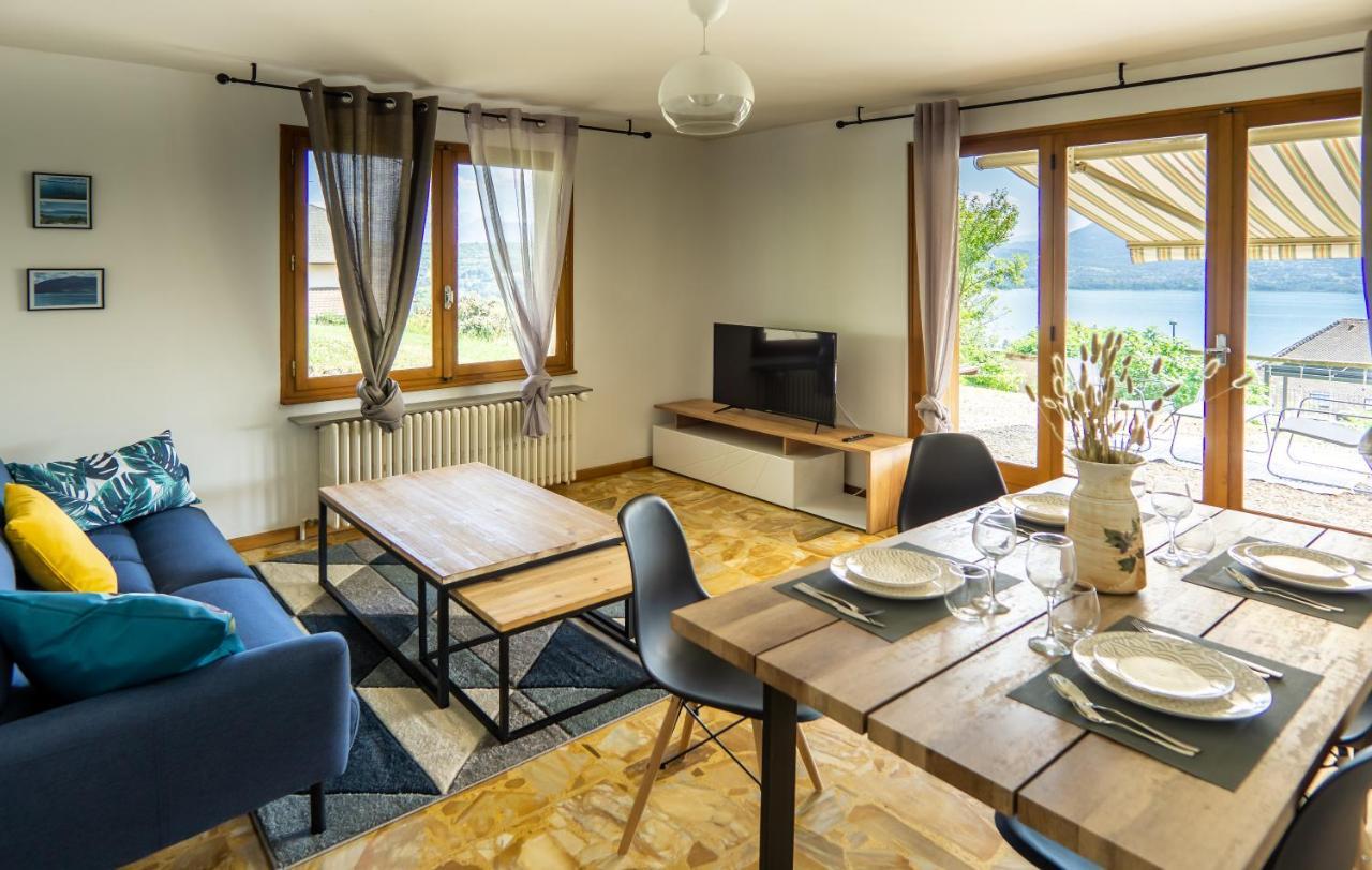 Apartament T3 Avec Vue Sur Le Lac D'Annecy Veyrier-du-Lac Zewnętrze zdjęcie